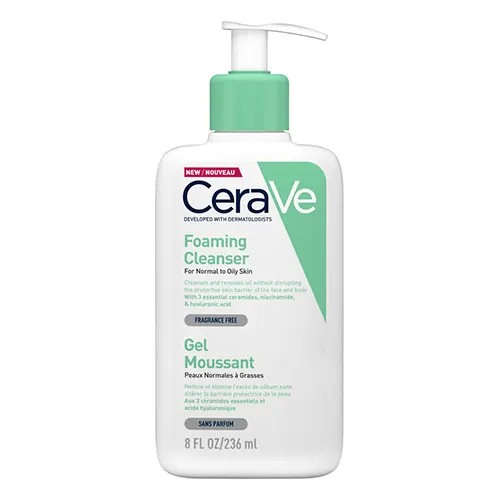 فوم شستشوی صورت سراوی پوست نرمال و چرب CeraVe اصل اورجینال