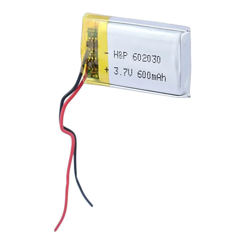 بسته 10 عددی باتری لیتیومی 600mAh 5*20*30mm 602030