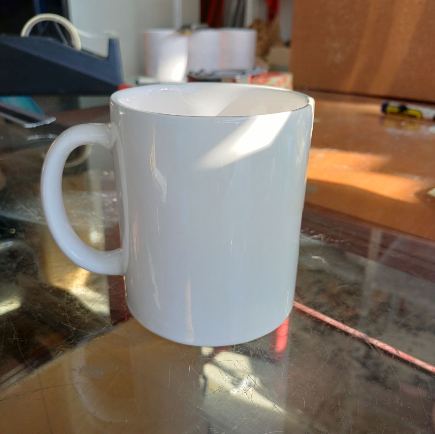 ماگ خام سابلیمیشن سایز 11OZ به همراه جعبه