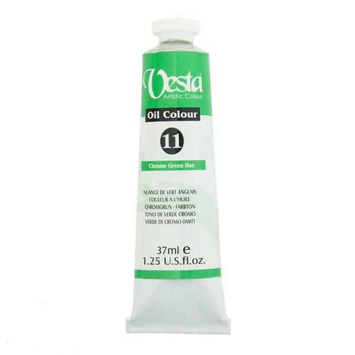 رنگ روغن وستا(کد11 Chrome Green Hue حجم 37 میلی لیتر)