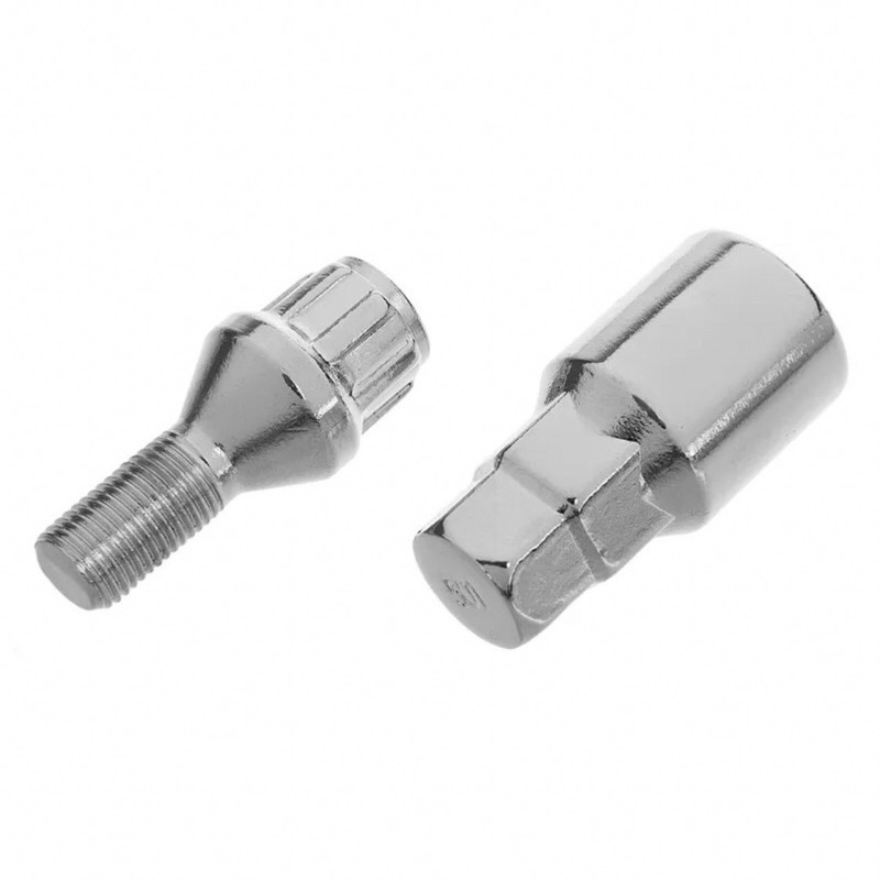 پیچ چرخ و رینگ ضد سرقت خودرو چیکال مدل M-34 مناسب برای پژو 405 مجموعه 6 عددی