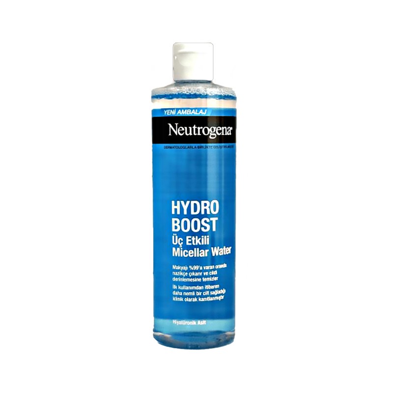 محلول پاک کننده آرایش صورت نوتروژینا مدل Hydro Boost UC Etkili مناسب برای پوست حساس حجم 400 میلی لیتر