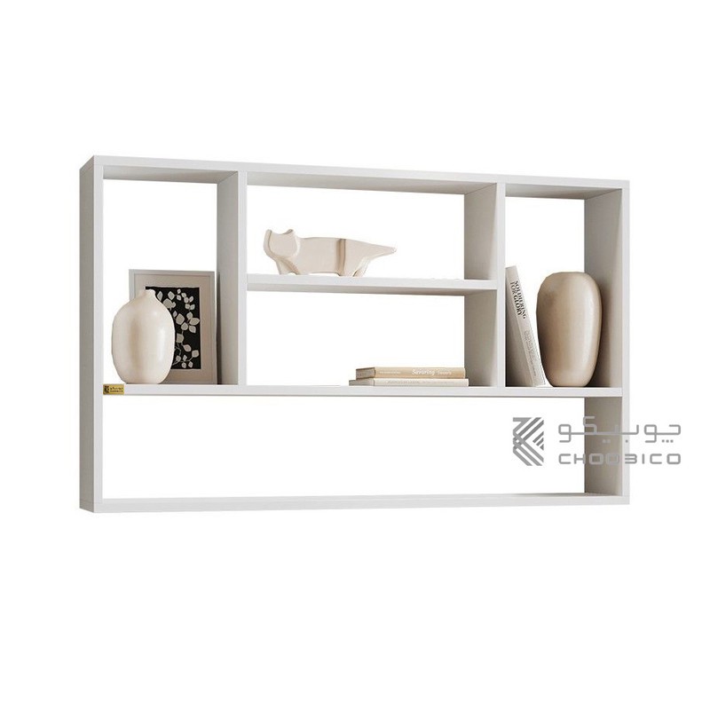 کتابخانه دیواری پنج طبقه چوبیکو مدل ch760