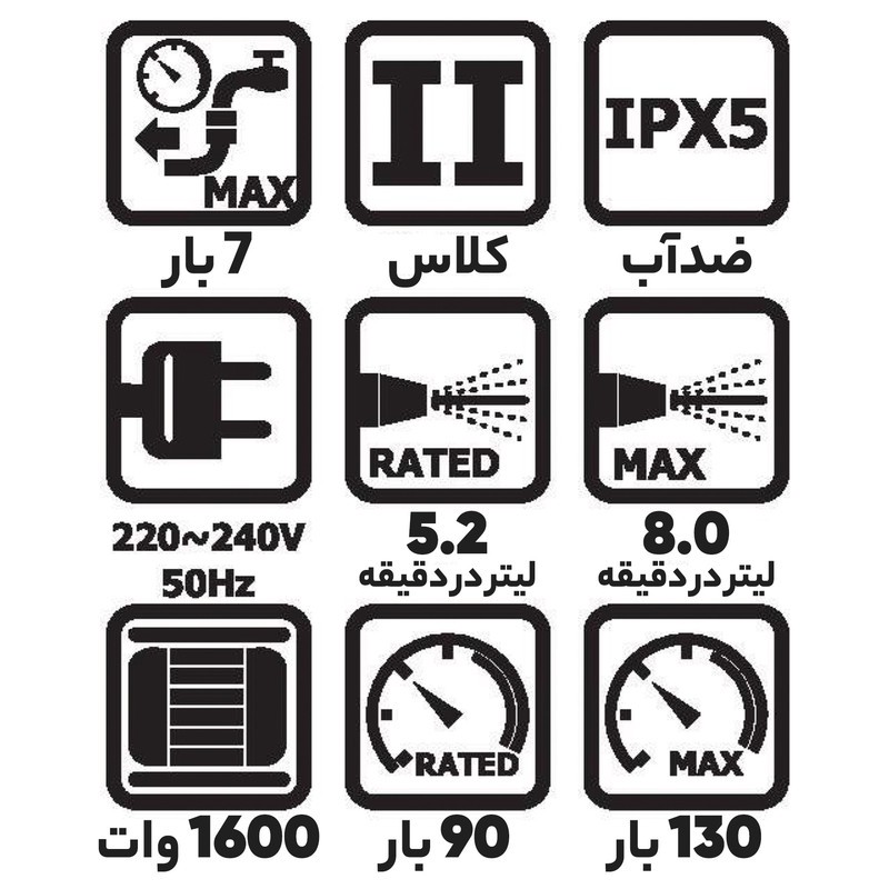 کارواش کنزاکس مدل KPW-6516