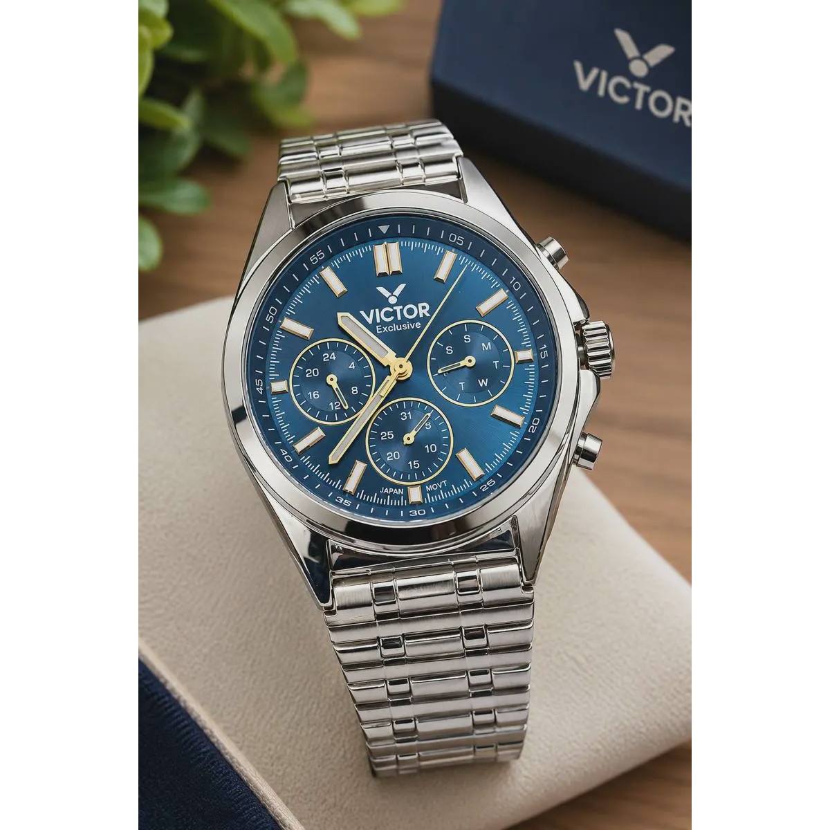 ساعت مچی مردانه ویکتور مدل V5834-03 استیل