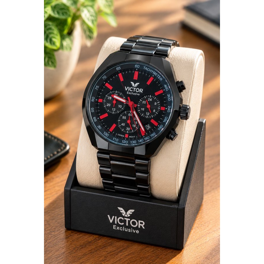ساعت مچی مردانه ویکتور مدل V5837-03 استیل