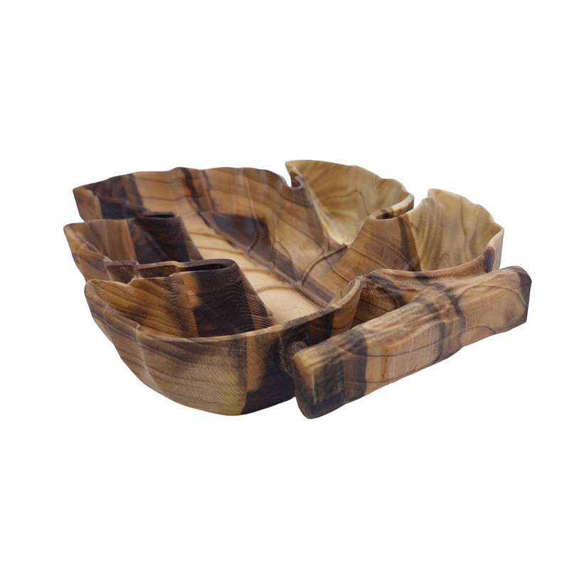 اردو خوری طرح برگ انگور رگه دار کد 55174
