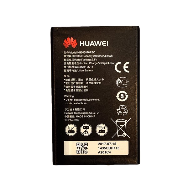 باتری موبایل مدل HB505076RBC ظرفیت 2150 میلی آمپر ساعت مناسب برای گوشی موبایل هوآوی G610