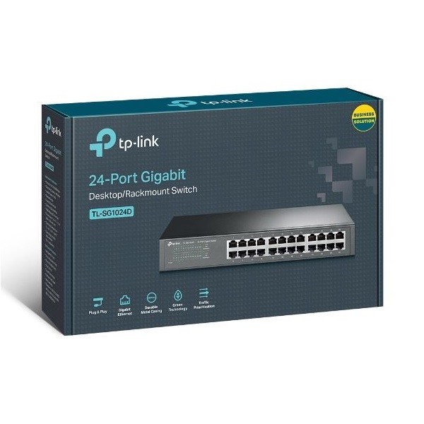 سوییچ 24 پورت تی پی لینک مدل TL-SG1024D V9جدید