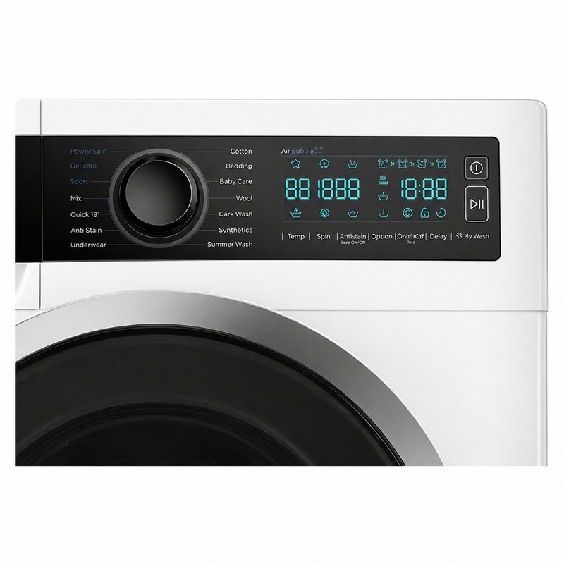 ماشین لباسشویی 9 کیلوگرم اتوماتیک دوو مدل LM-9140Sجدید