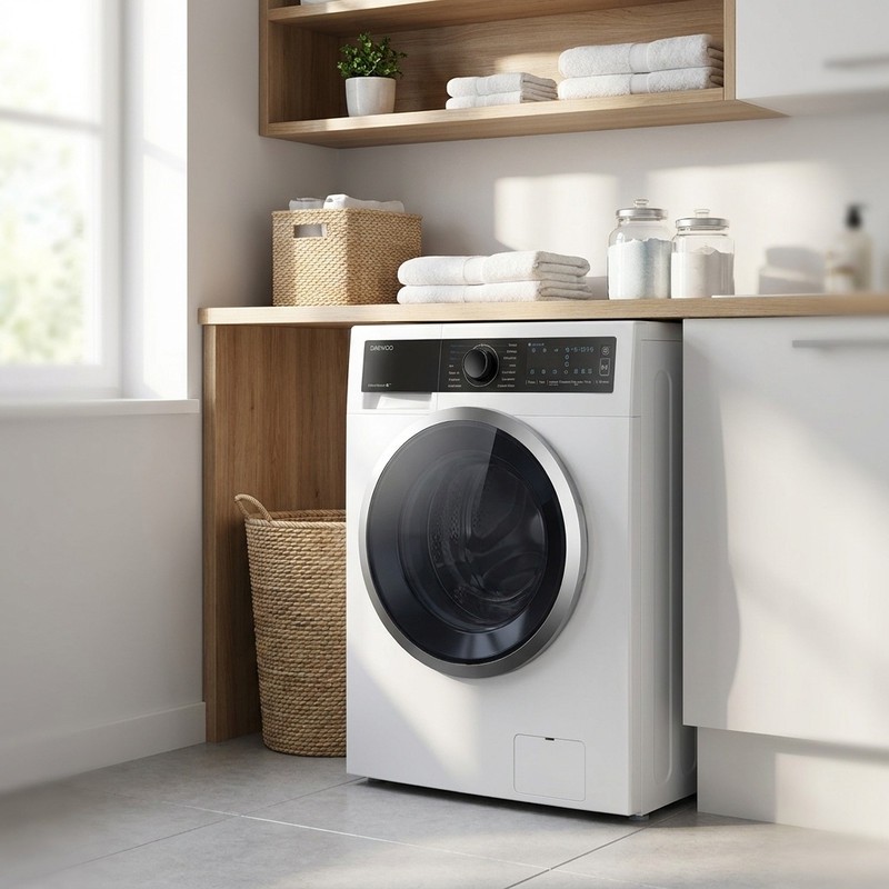 ماشین لباسشویی 8 کیلوگرم اتوماتیک دوو مدل LM-861WBجدید