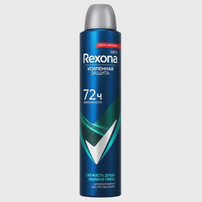 اسپری ضدتعریق مردانه رکسونا Rexona Shower Fresh حجم 200 میل روسی