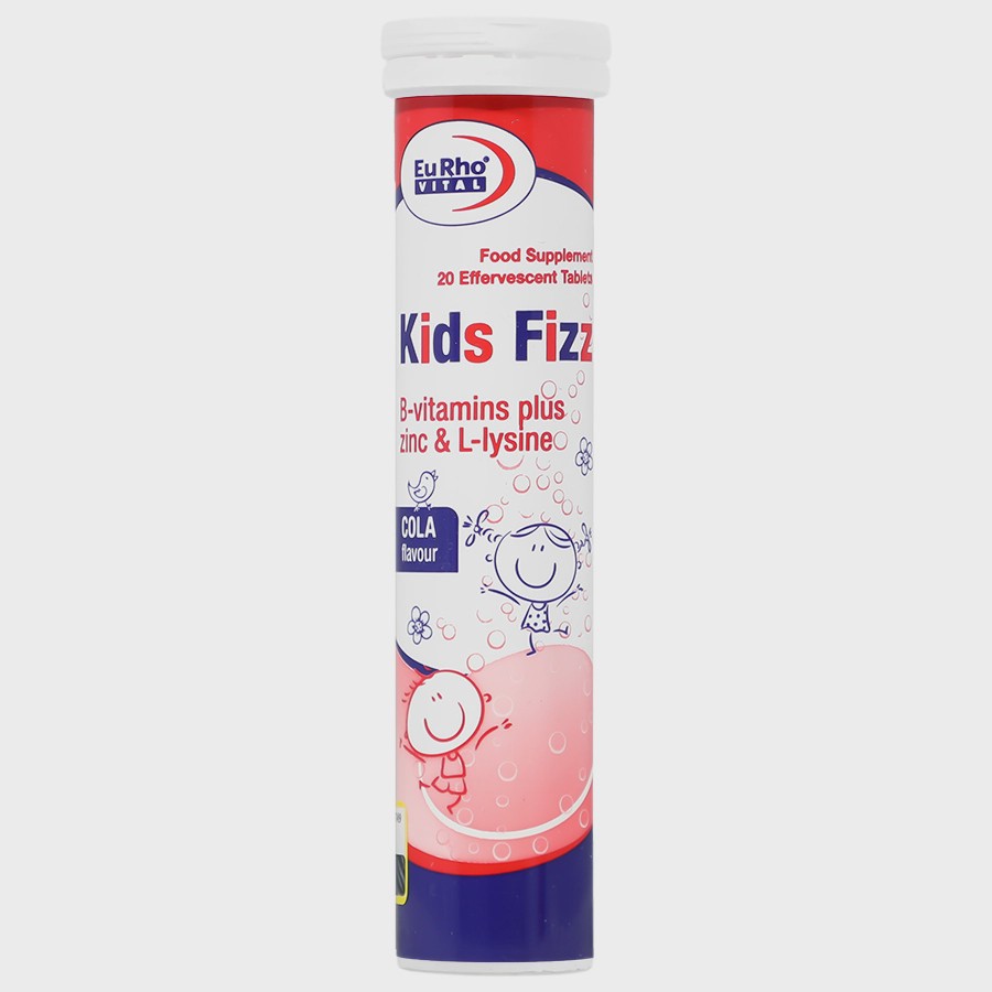 قرص جوشان کیدز فیز یوروویتال Kids Fizz Effervescent Tablets Eurho Vitalجدید