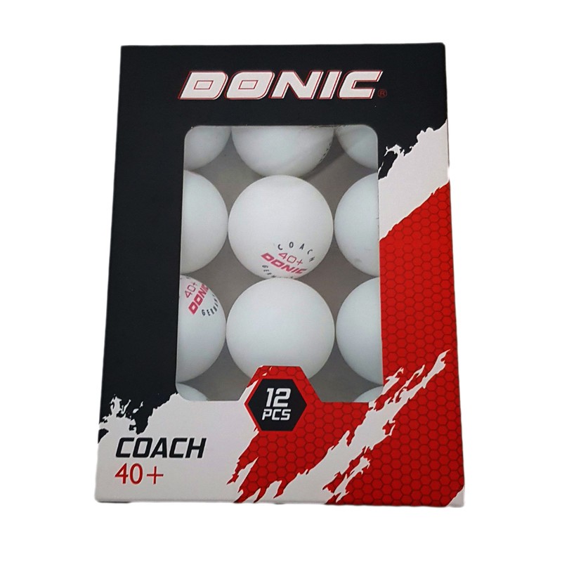 ارسال پس کرایه پستی توپ پینگ پنگ دونیک مدل coach 40 بسته 12 عددی