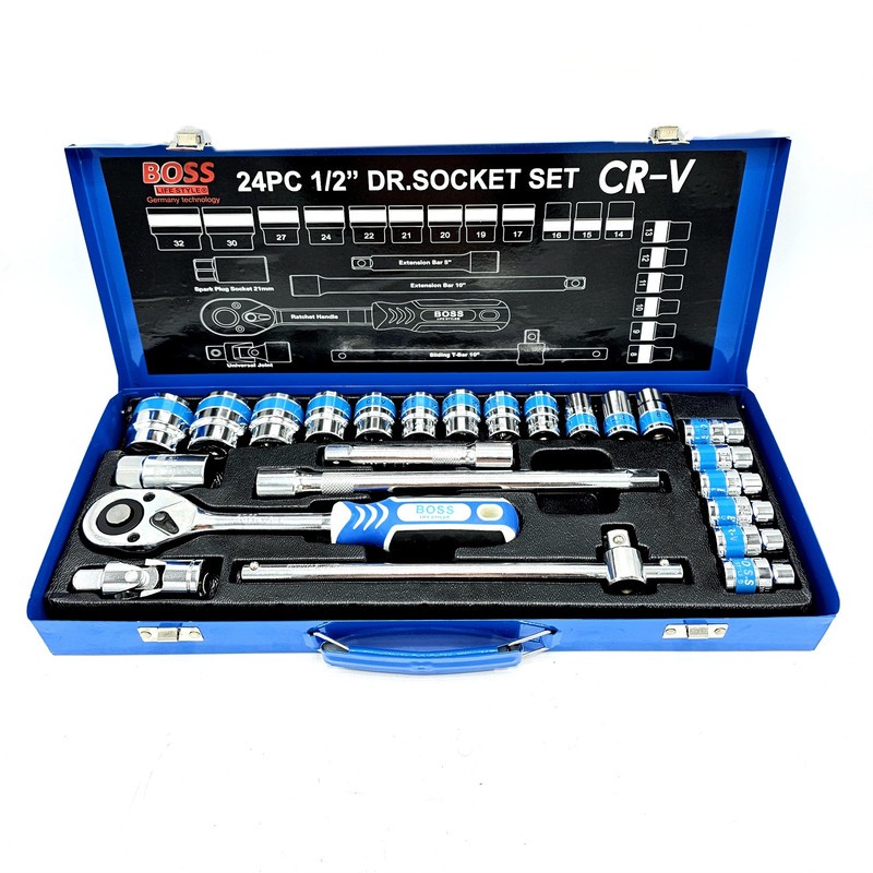 جعبه بکس باس مدل BS124T16024 مجموعه 24 عددی پس کرایه