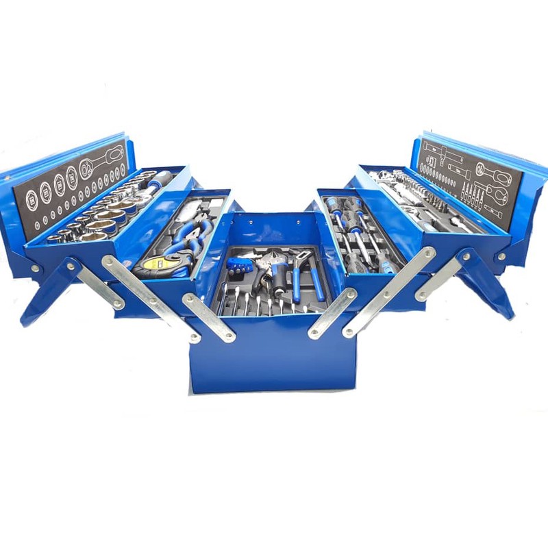 مجموعه 85 عددی جعبه ابزار باس مدل BS-TOLS-85 پس کرایه