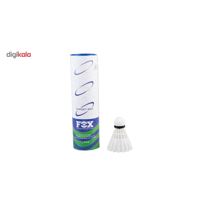 ارسال پس کرایه پستی توپ بدمینتون فاکس مدل Target 880 بسته 6 عددی