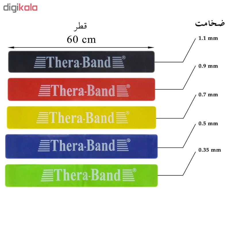 ارسال پس کرایه پستی کش پیلاتس تراباند کد 579 مجموعه 5 عددی