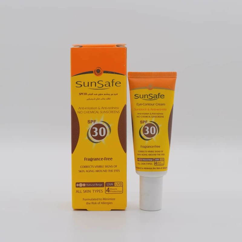 کرم ضد آفتاب دور چشم رنگی سان سیف با SPF30