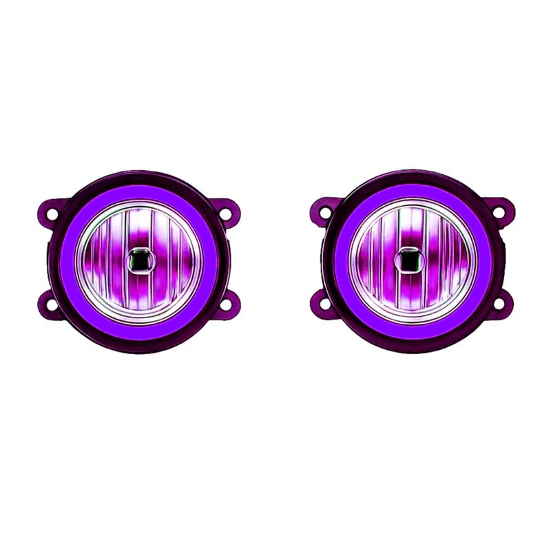 مه شکن جلو اسپرت خودرو گروه پژوهش صنعت مدرن مدل Neon-Purp بسته دو عددی