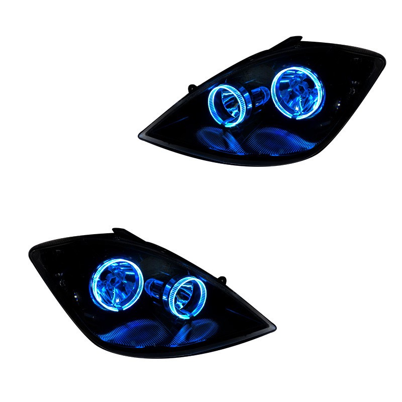 چراغ جلو خودرو گروه پژوهش صنعت مدرن مدل 3D-Ring-B-Ice مناسب برای تیبا بسته دو عددی