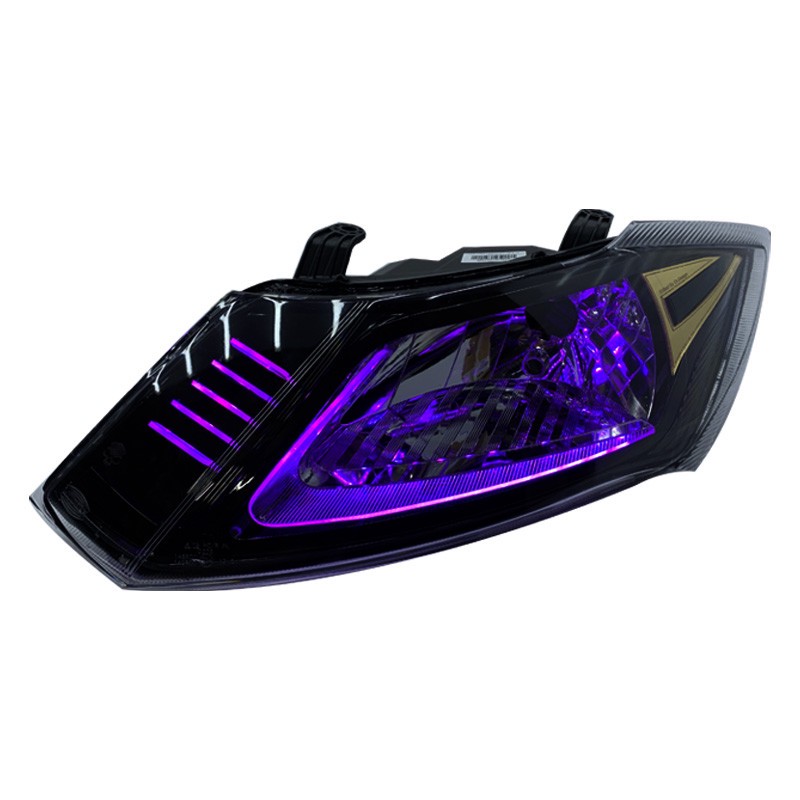 چراغ جلو خودرو گروه پژوهش صنعت مدرن مدل 3D-NX-Purp دو حالته مناسب برای ساینا و کوئیک بسته دو عددی