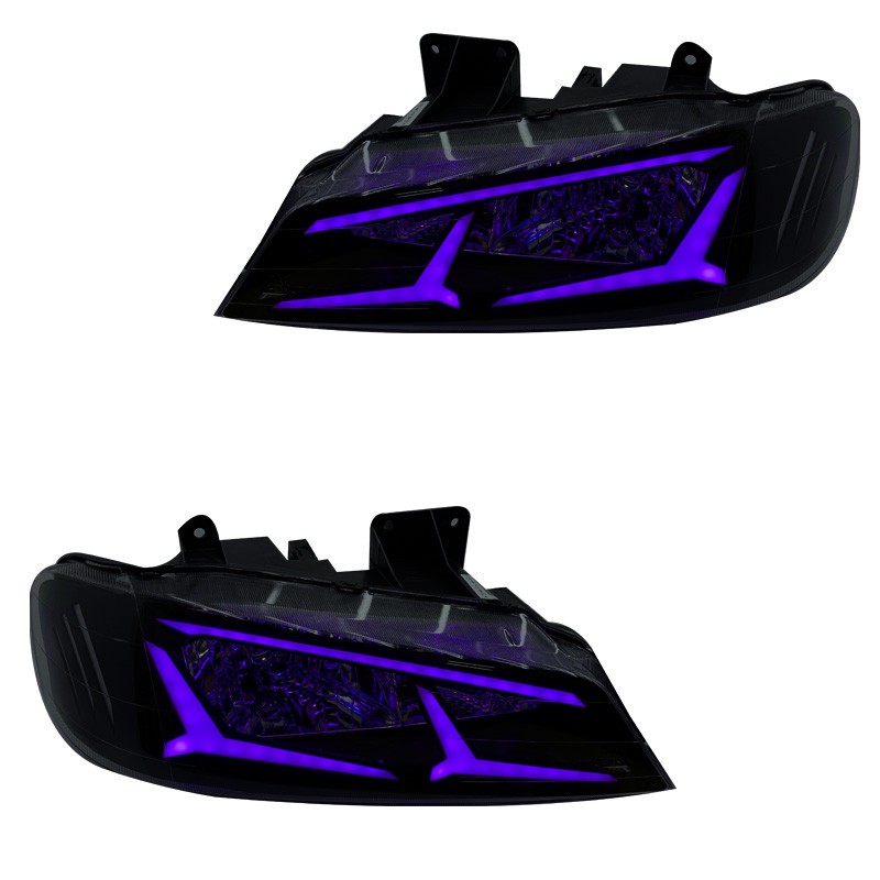 چراغ جلو خودرو گروه پژوهش صنعت مدرن مدل Aventador-Purp مناسب برای پژو پارس بسته دو عددی