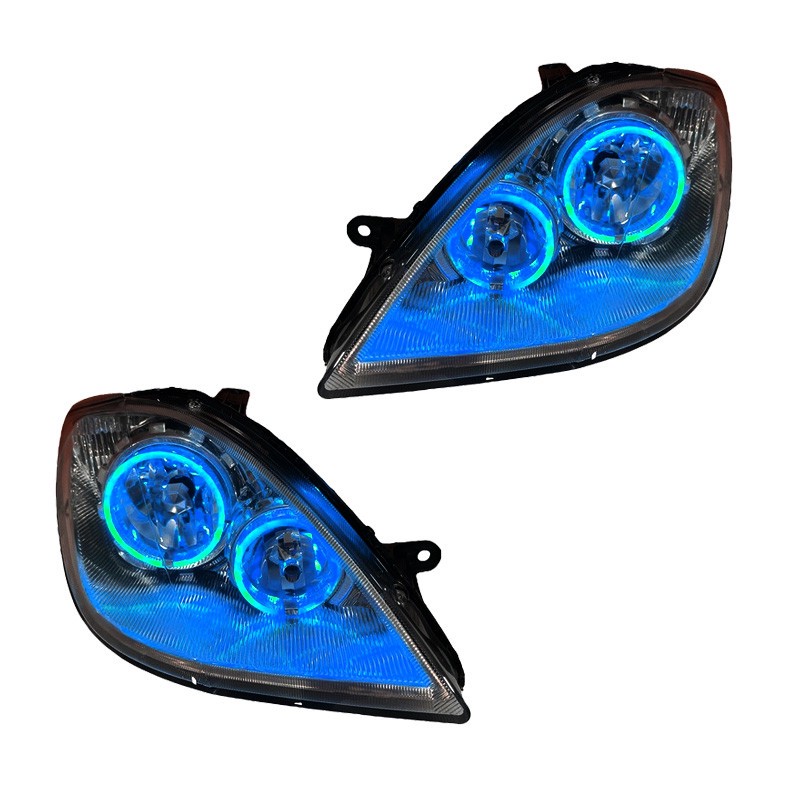 چراغ جلو خودرو گروه پژوهش صنعت مدرن مدل 3D-Ring مولتی کالر مناسب برای تیبا بسته دو عددی