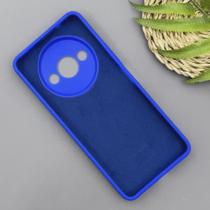قاب گوشی Redmi A3 - Redmi A3X شیائومی سیلیکونی اورجینال پاک کنی سورا SORA درجه یک زیربسته آبی کاربنی کد 1000045