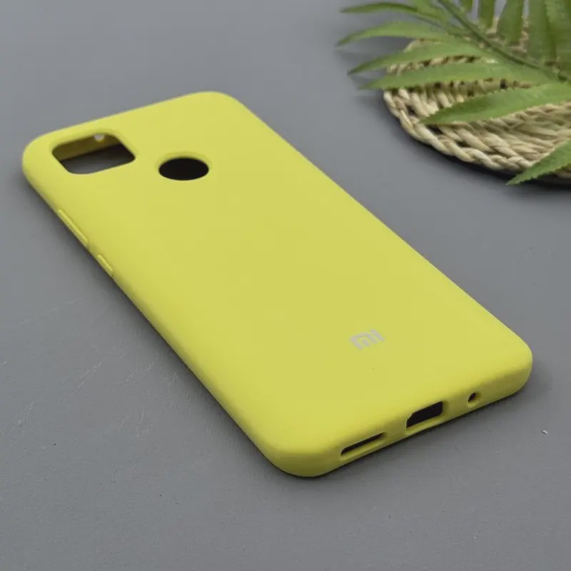 قاب گوشی Redmi 9C - Redmi 10A - Poco C3 شیائومی سیلیکونی اورجینال پاک کنی سورا SORA درجه یک زیربسته زرد کد 169972