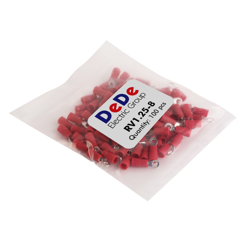 سرسیم ده ده الکتریک گروپ مدل RV1.25-8 بسته 100 عددی