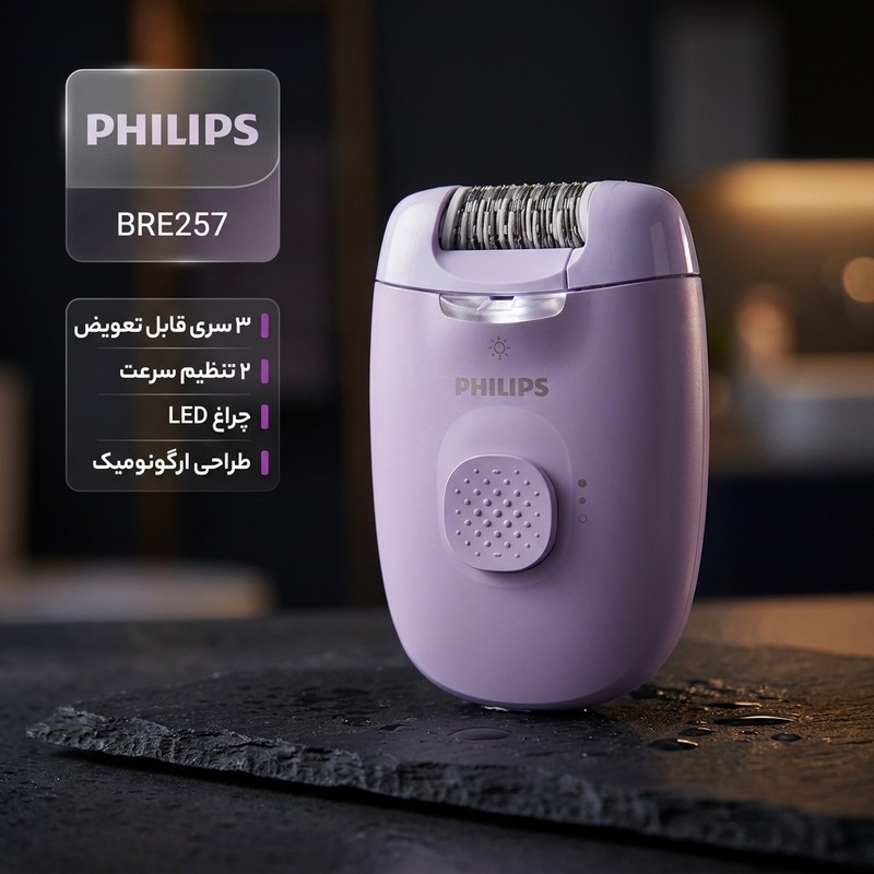 اپیلاتور بدن فیلیپس مدل BRE257جدید