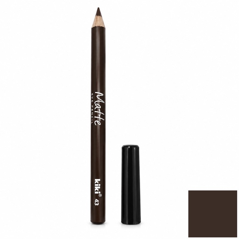 مداد چشم مات کیکی مدل Matte شماره 43 رنگ قهوه ای تیرهجدید