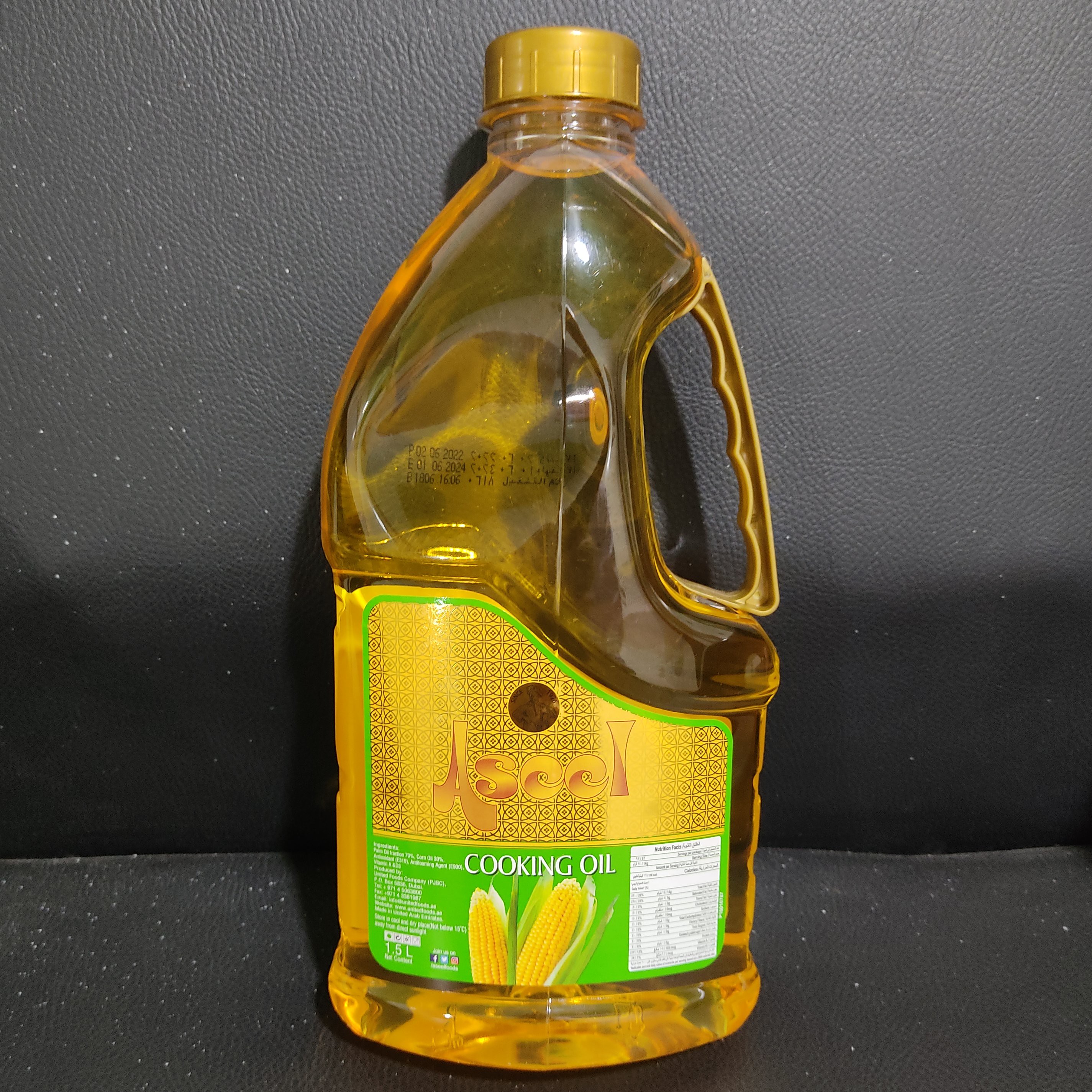 روغن ذرت اصیل 1500 گرمی خارجی
