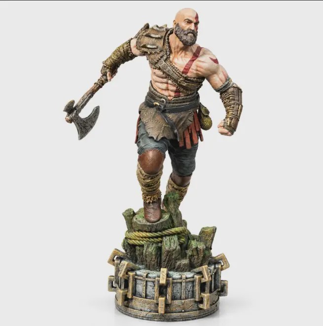 فیگور کلکسیونی رزینی خدای جنگ کریتوس Kratos God of War سی سانت