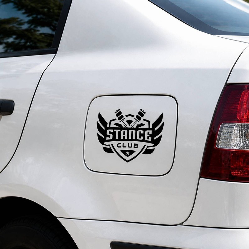 برچسب بدنه خودرو سولگی طرح Stance Club کد M097