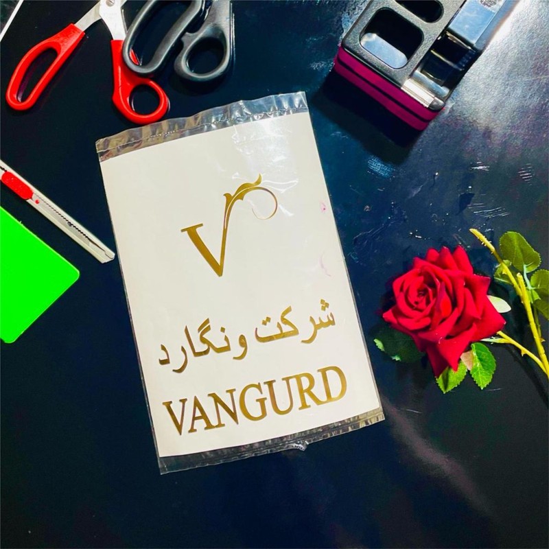 برچسب بدنه خودرو ونگارد طرح استاتیک کد F01