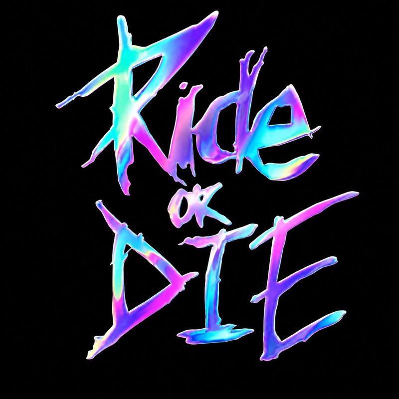برچسب بدنه خودرو سولگی طرح Ride هولوگرامی کد M121