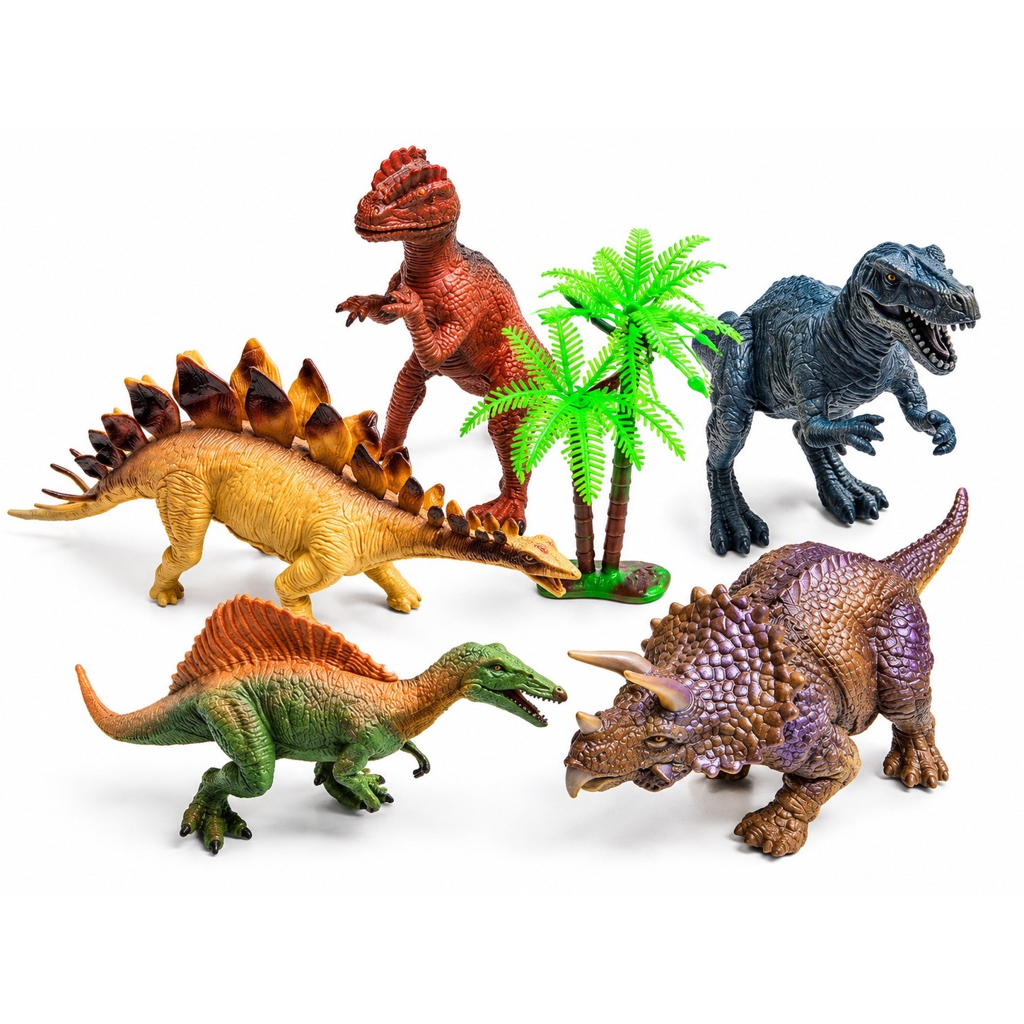 ست فیگور دایناسور و حیوانات ماقبل تاریخ چندتکه مدل Dino World