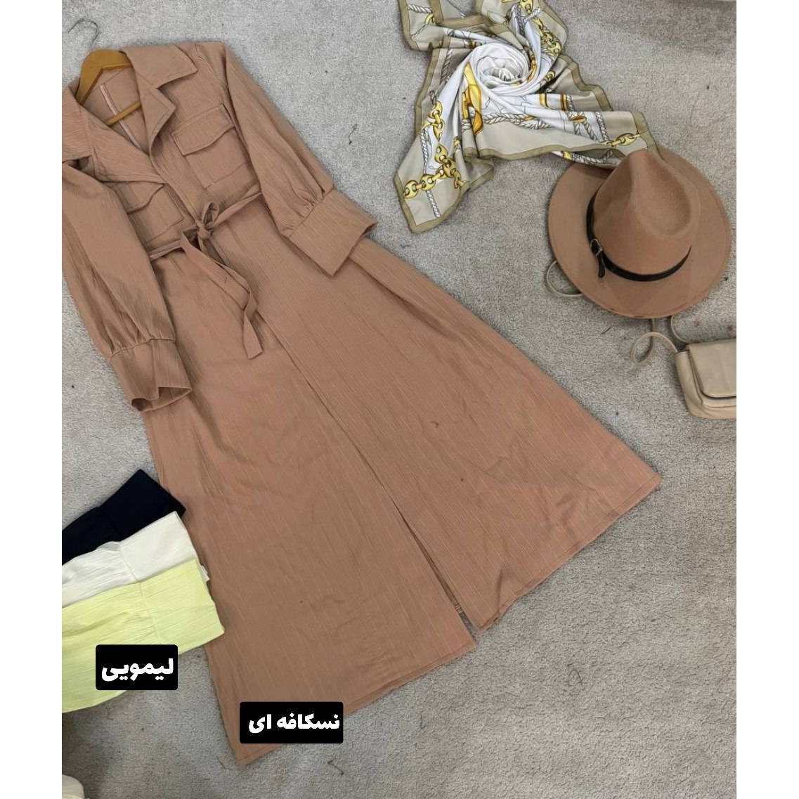 مانتو بلند آیوا کد 21642 نازجدید