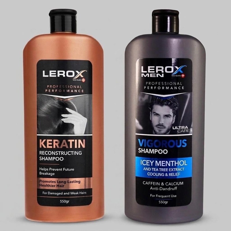 شامپو مو لروکس مدل کراتین حاوی کراتین هیدرولیز شده مناسب موهای شکننده و آسیب دیده، تقویت کننده و افزایش استحکام مو به...جدید