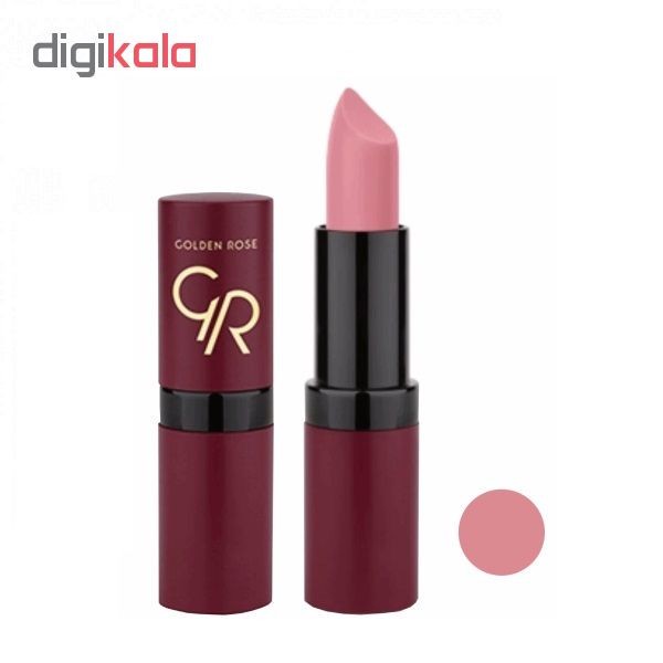 رژلب گلدن رز مدل Velvet شماره 10