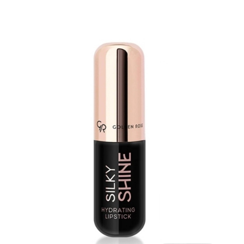 رژ لب جامد براق گلدن رز مدل Silky Shine شماره 220