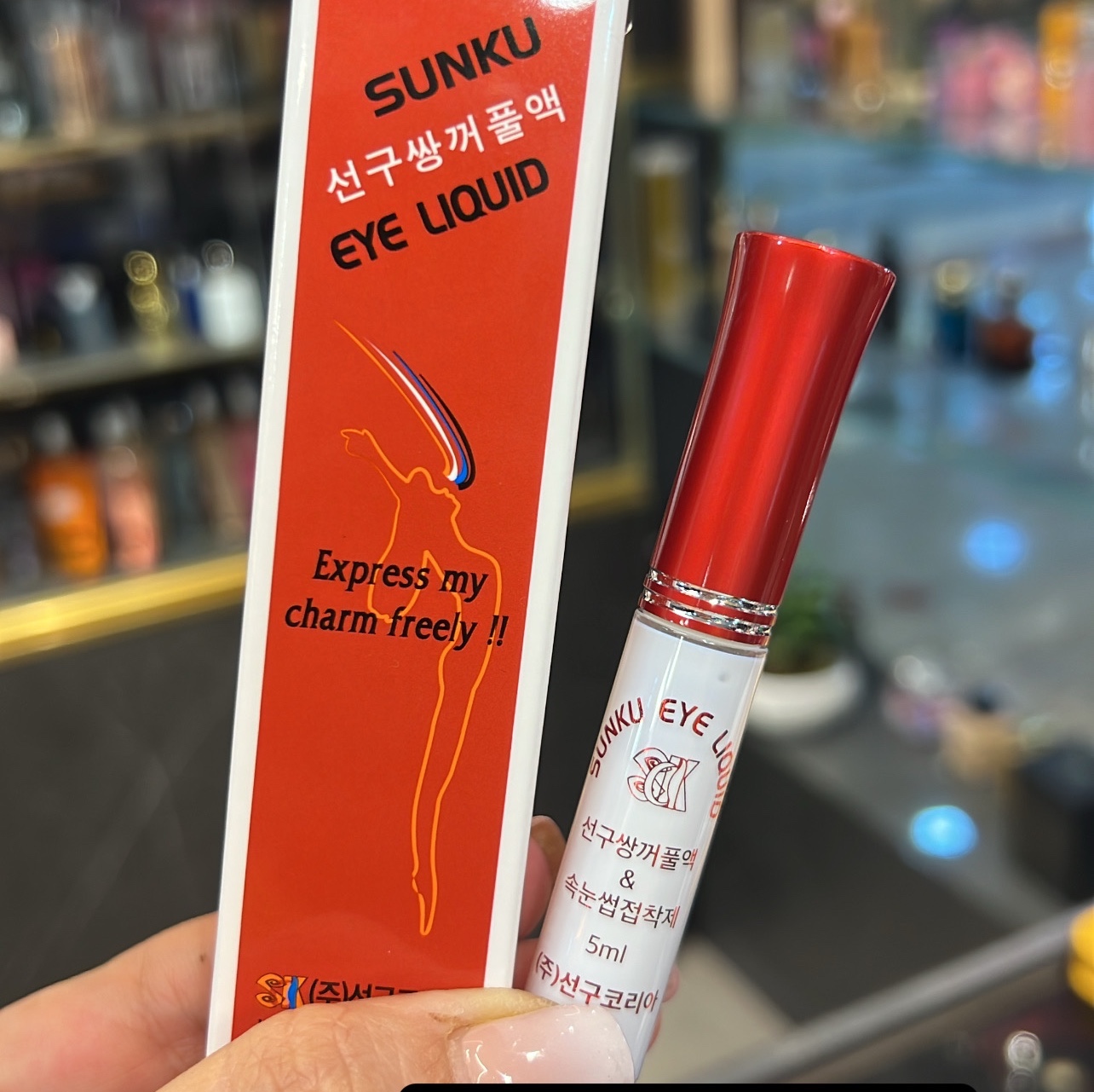 چسب مژه سانکو بدون رنگ و بدون گاز اورجینال