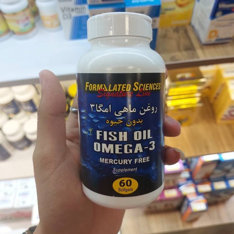 مکمل روغن ماهی 60 عددی بدون جیوهجدید