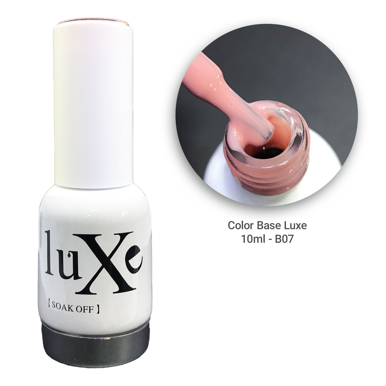لاک ژل بیس فرنچ Luxe لوکسی 10 میل کد B07