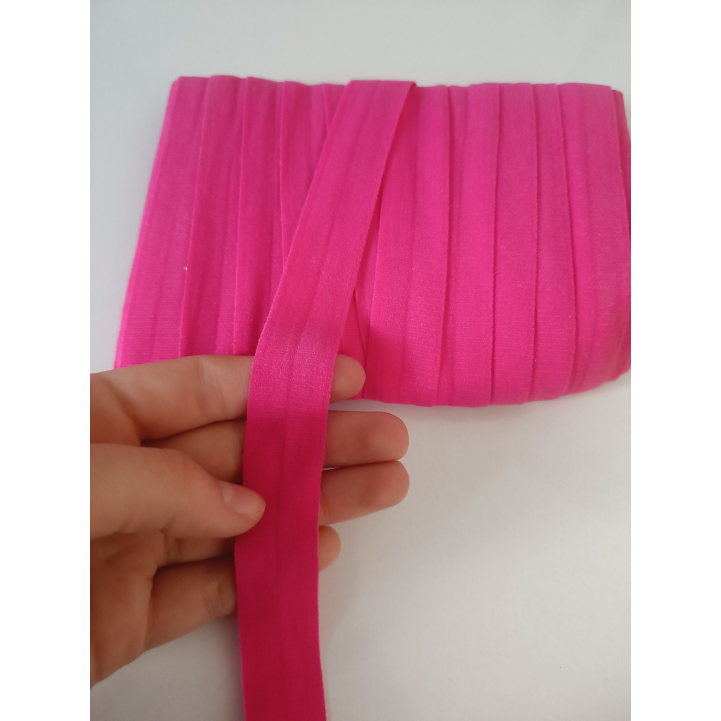 نوار اریب کش مات سرخابی متری با پهنای دو سانتی 