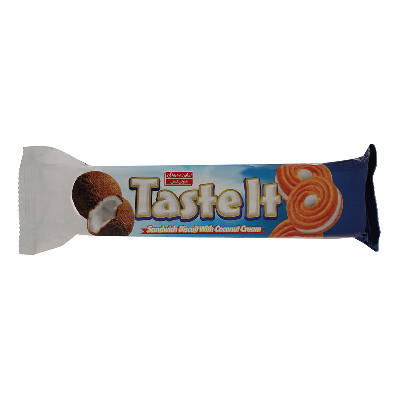 بیسکویت کرمدار نارگیل تیست ایت سینگل فیس شیرین عسل - 90 گرم