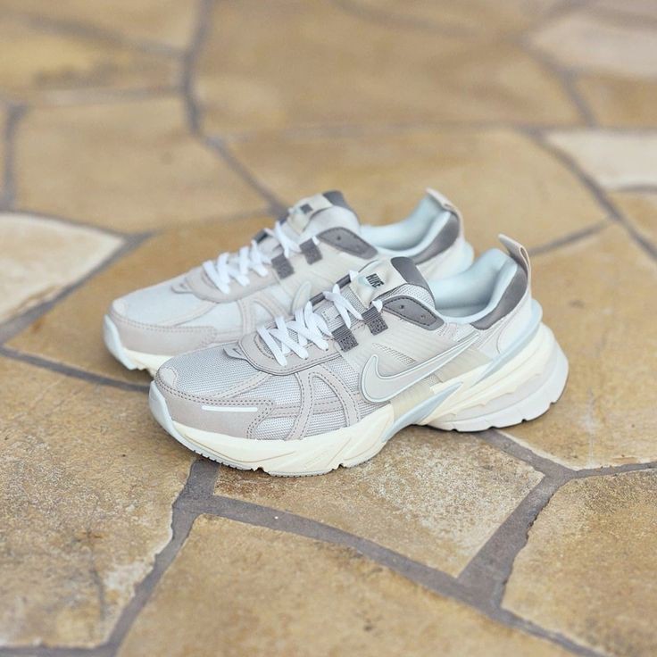 کتونی بچه گانه نایک وی 2 کی 1 ران تک بندی طوسی Nike V2K.1 Runtekk