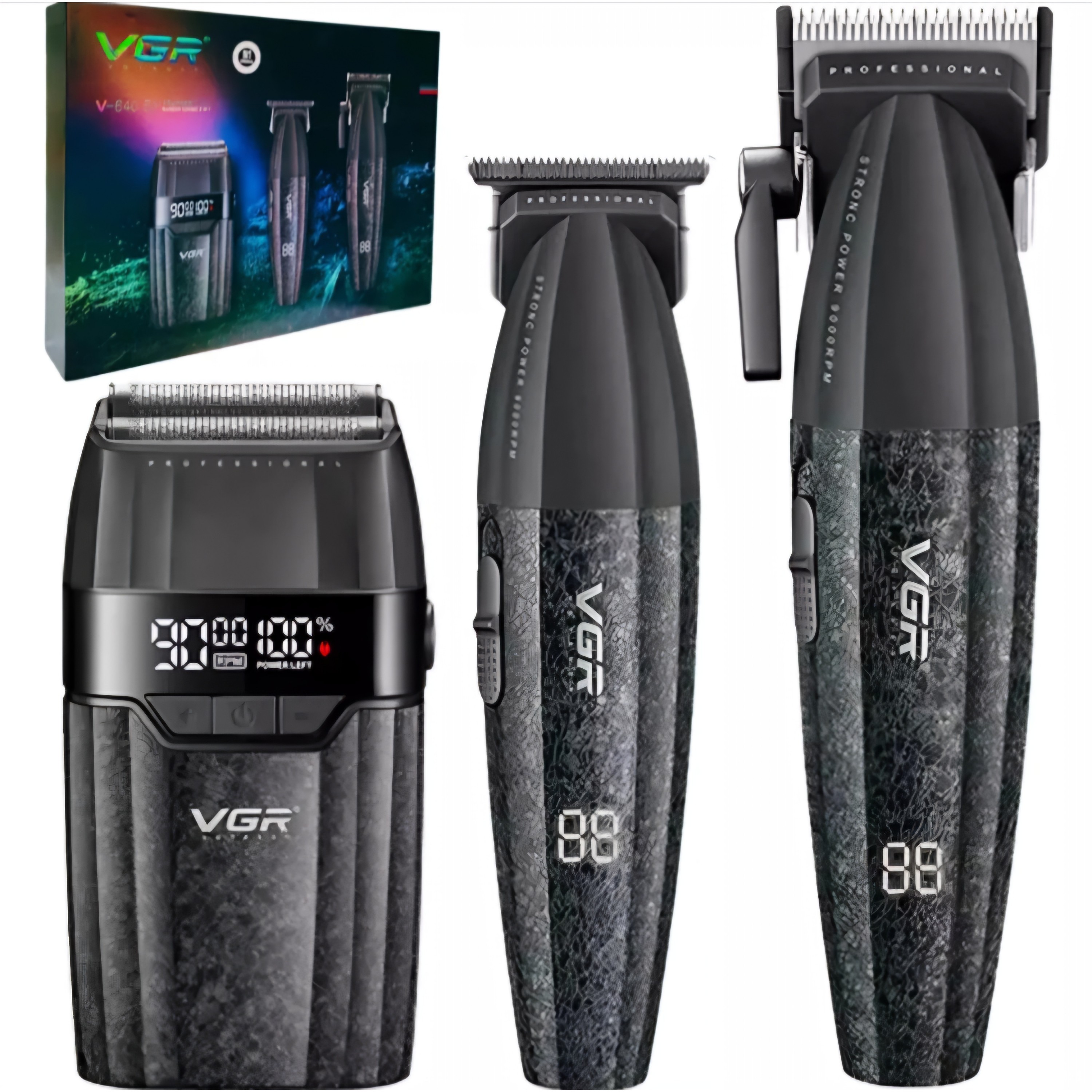 ست ماشین اصلاح خط زن و شیور وی جی آر V640 S3